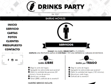 Tablet Screenshot of drinksparty.com.ar